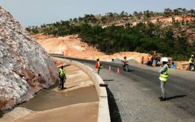 Transport et pose de bordures, construction de clôture, réalisation de perrés maçonnés